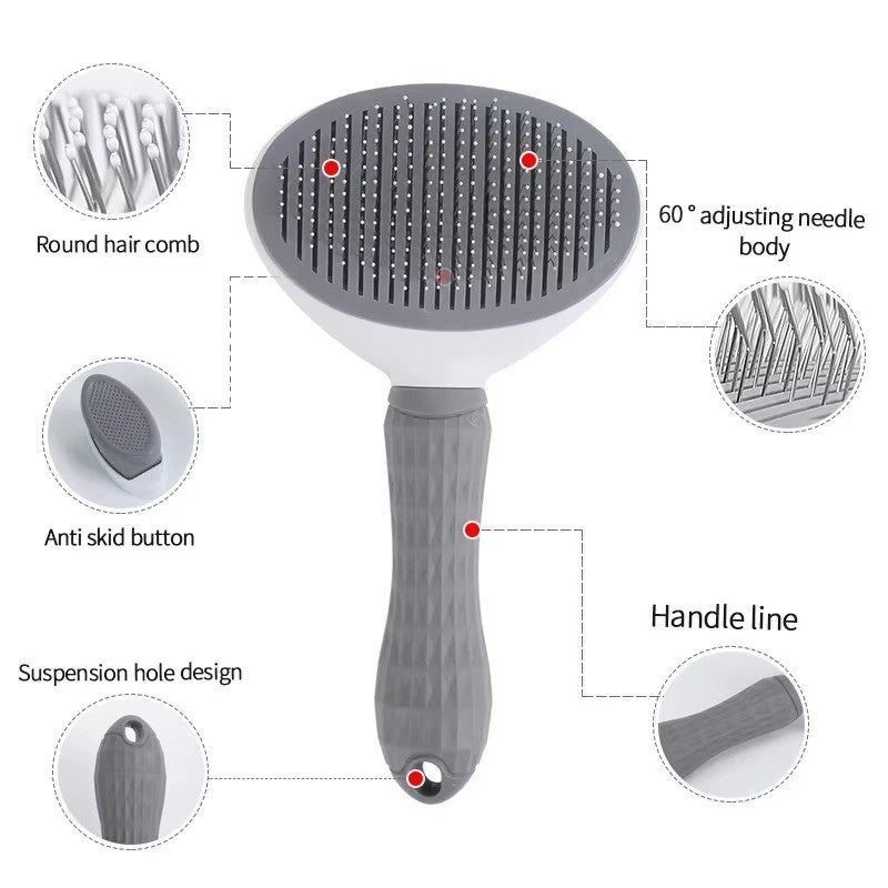Pet Hair Remover Brush-Self-Cle