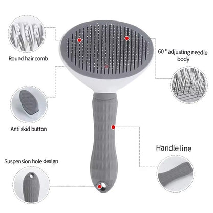 Pet Hair Remover Brush-Self-Cle